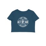 front 6a626ec96dd51 navy blue l women crop top.jpg