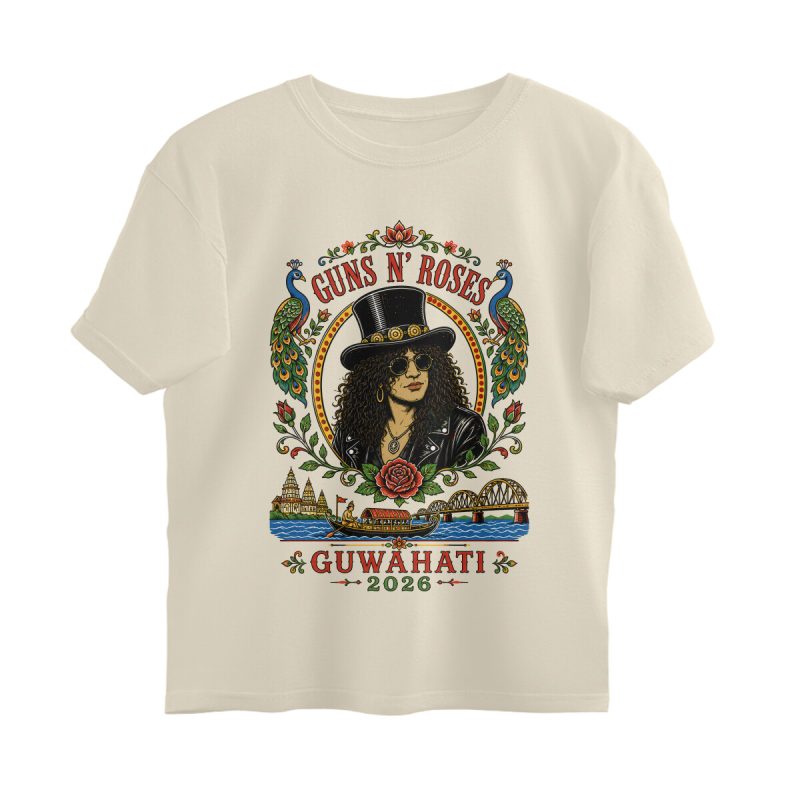 Size XS Off White Guns N' Roses Oversized T-shirt - Slash Guwahati 2026