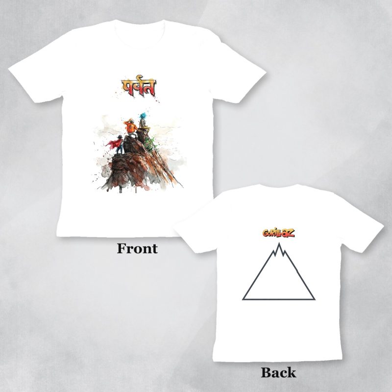 parvat t shirt both sides printed front back