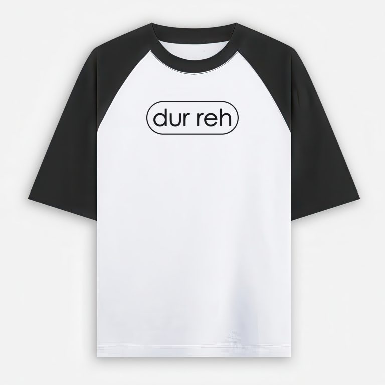 Dur Reh Oversized T-shirt - Two-tone - Black / White