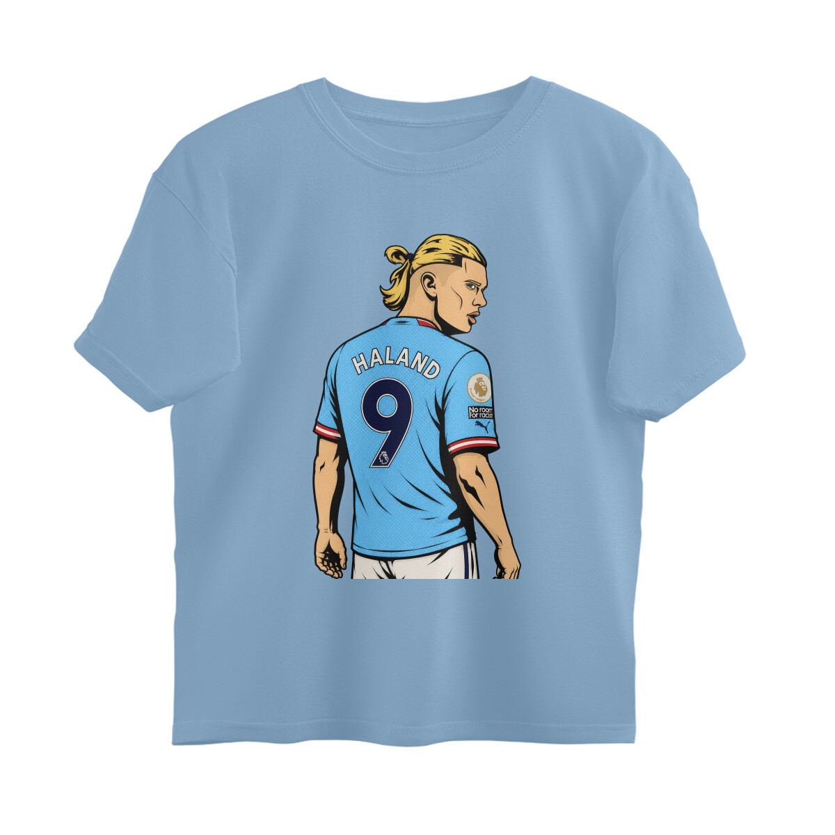 Haaland Oversized T-shirt - Jersey Number 9 - Baby Blue front 6a6d080a5ce6c baby blue s oversized t shirt.jpg
