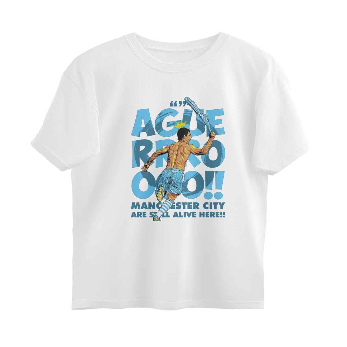 Manchester City Oversized T-shirt - Aguerooo - White front 6a6d18e72e761 white s oversized t shirt.jpg