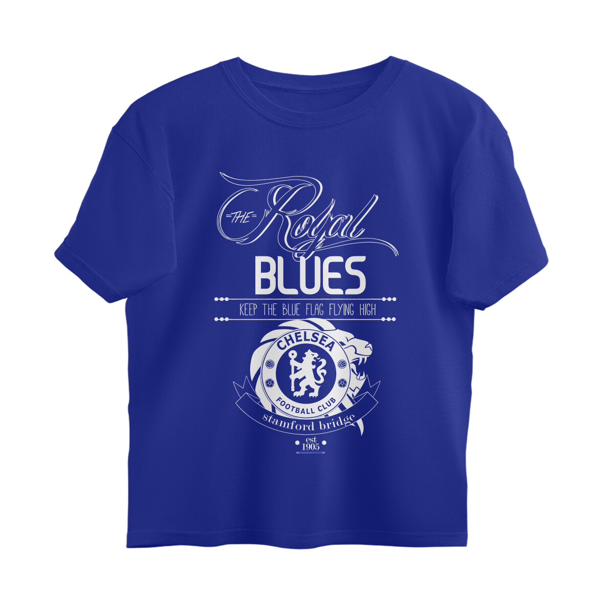 Chelsea Oversized T-shirt - Royal Blues - Royal Blue front 6a747a8fbbe8a royal blue xs oversized t shirt.jpg