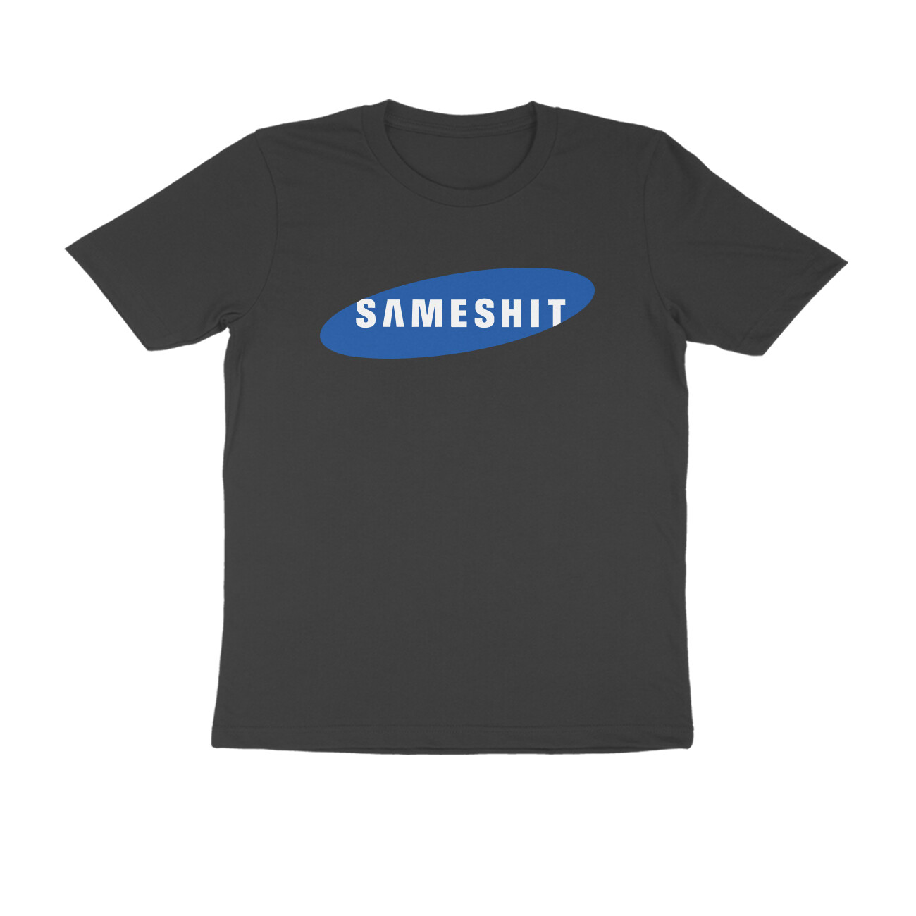 Twisted Logo T-shirt - Sameshit - Black front 6a86da3c45f23 black s men round.jpg