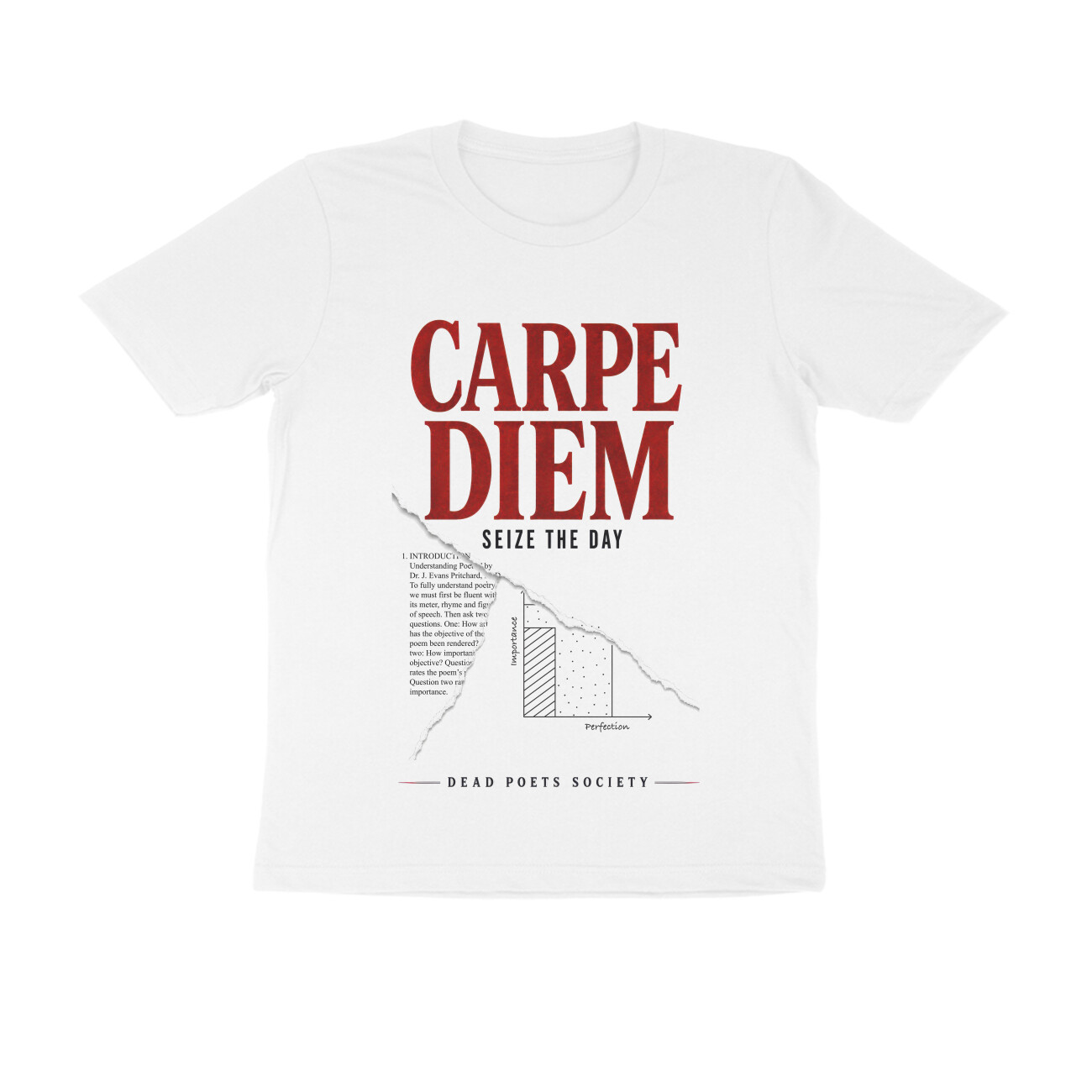 Dead Poets Society T-shirt - Carpe Diem - White front 6a870721caff3 white s men round.jpg