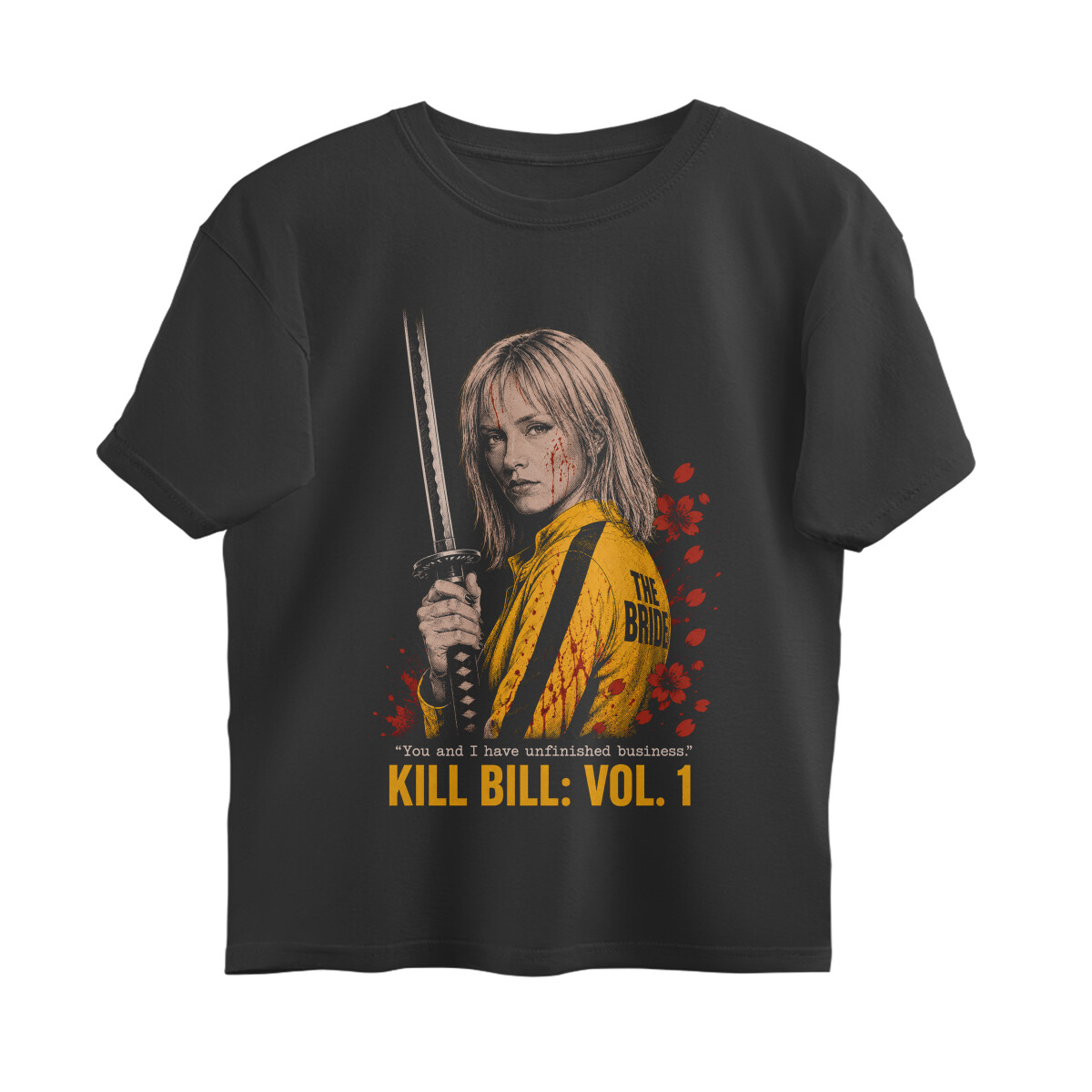 Kill Bill Oversized T-shirt - Unfinished Business - Black front 6a8820135db16 black s oversized t shirt.jpg