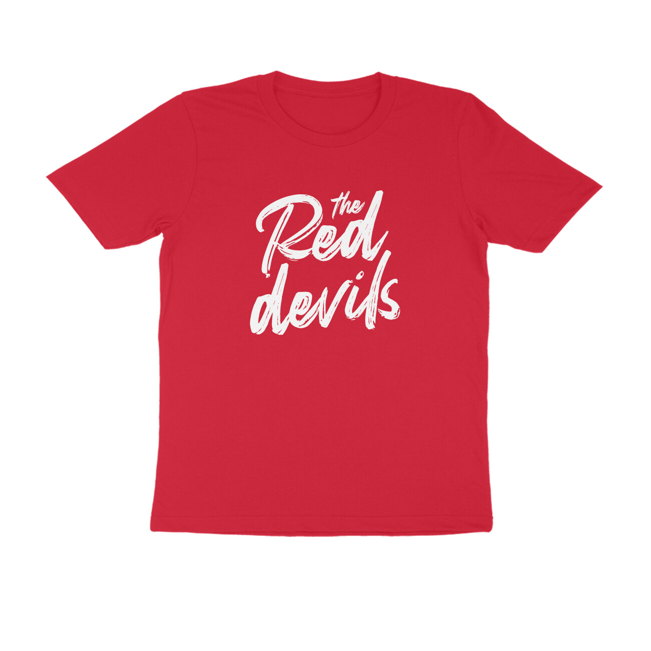 Manchester United T-shirt - Red Devils - Red front 6a89a3a31af23 red s men round.jpg