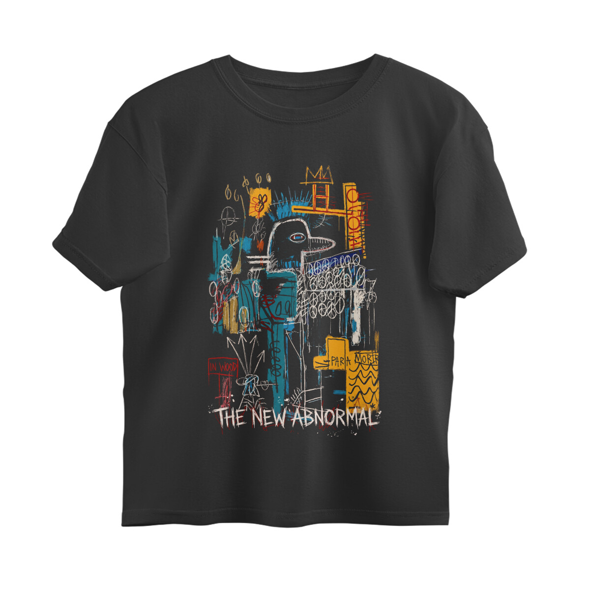 The Strokes Oversized T-shirt - Abonormal - Black front 6a89a9546452a black s oversized t shirt.jpg
