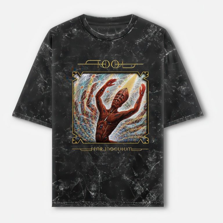Prog Metal Washed Oversized T-shirt - Inoculum - Black
