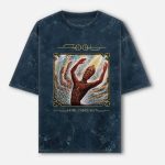 Prog Metal Washed Oversized T-shirt - Inoculum - Navy Blue