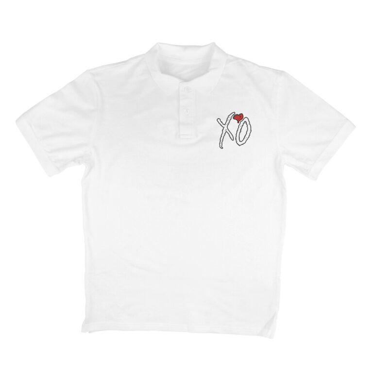 weeknd polo t shirt both sides