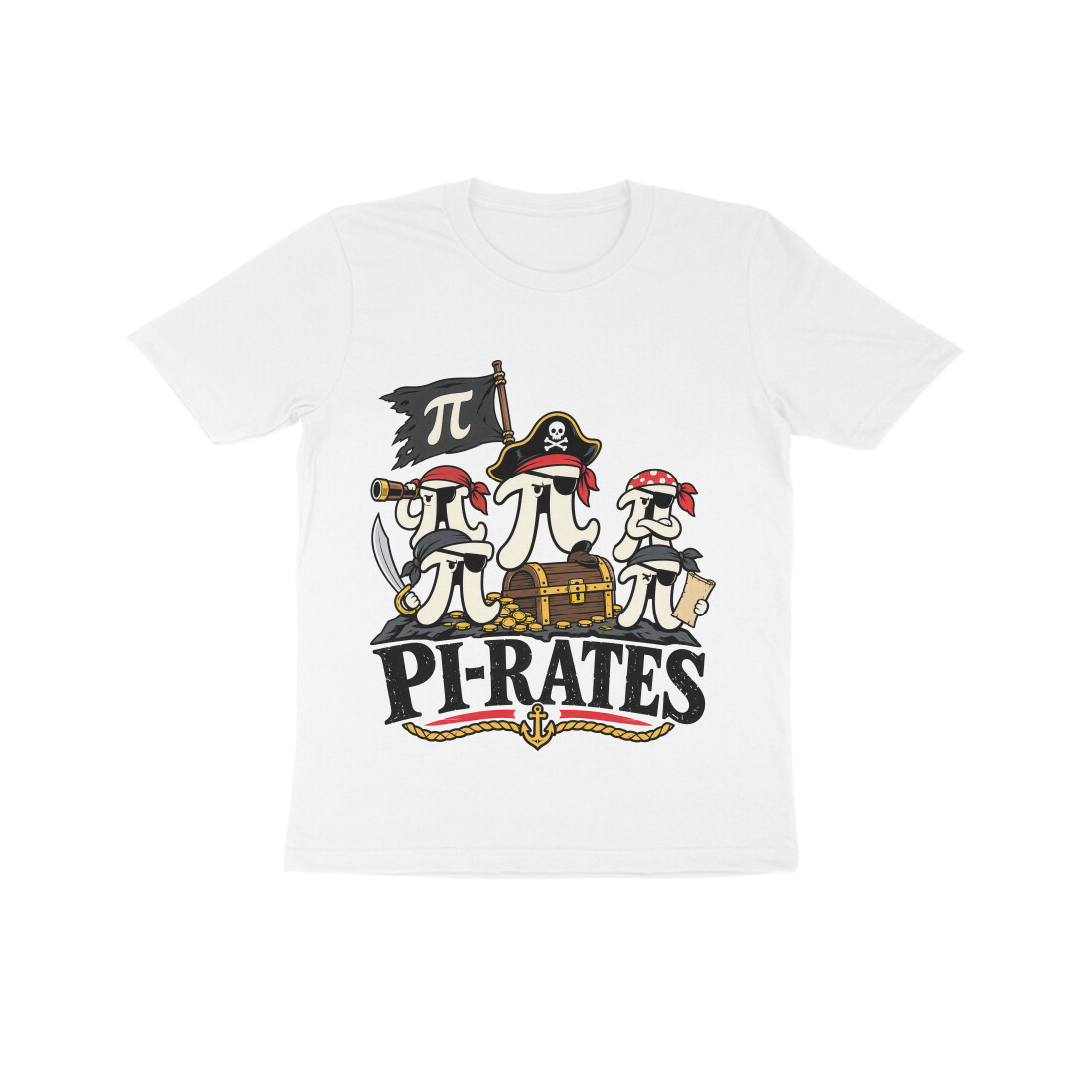 Pi Rates Kids T-shirt - Pirate Numbers - White front 6aabd19c0536f white 8 kids half sleeve round neck tshirt.jpg