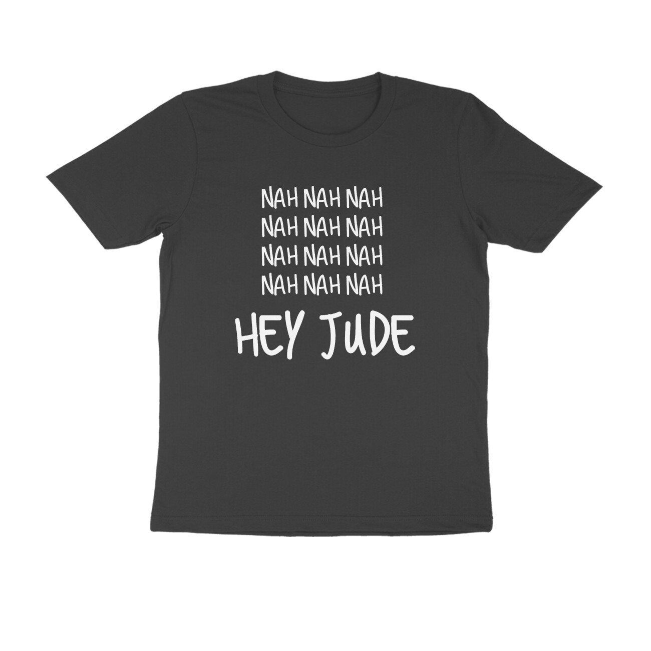 The Beatles T-shirt - Hey Jude Na Na Na - Black front 6ab0eb10cd164 black s men round.jpg
