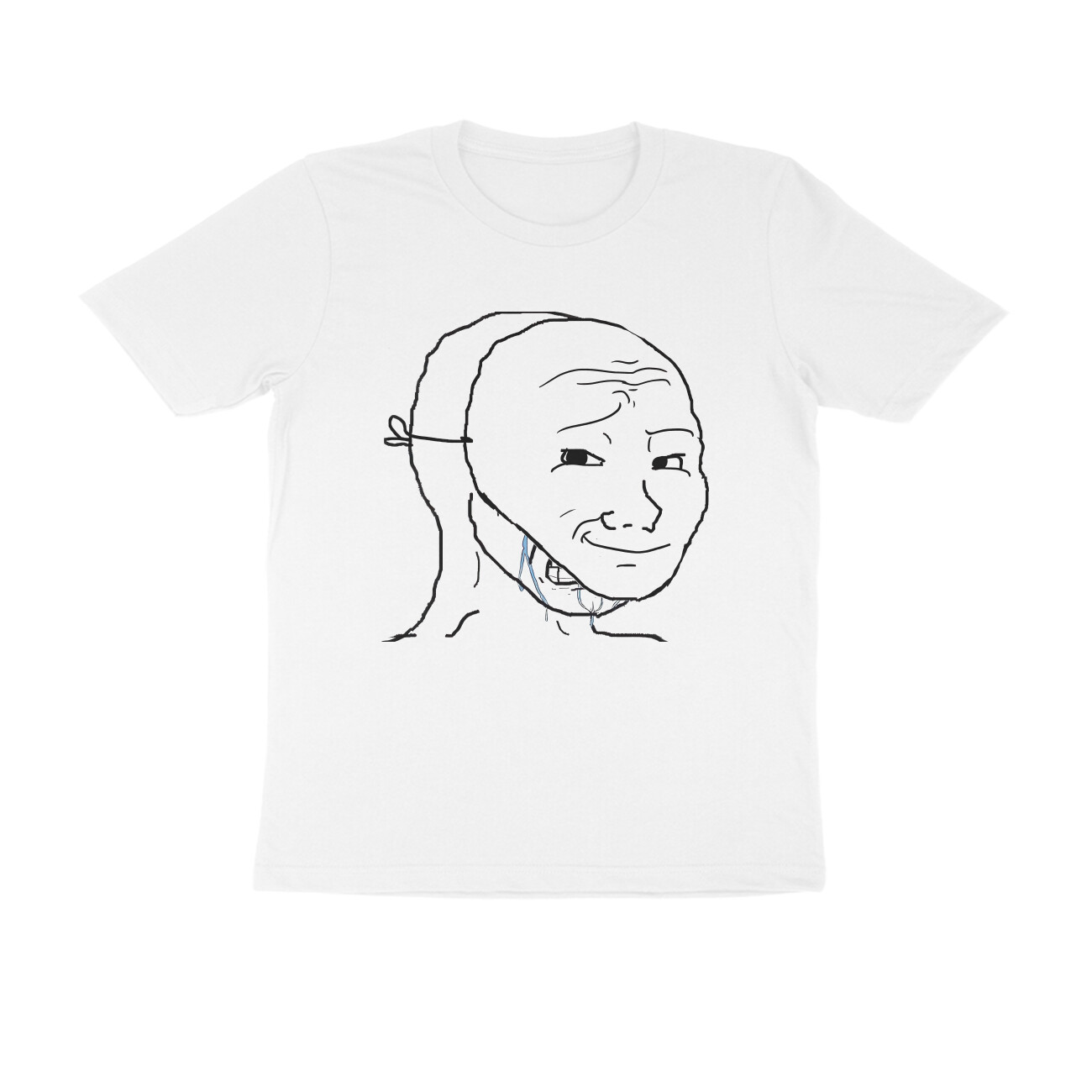 Mask Meme T-shirt - Chin Mask - White front 6ab298d1200f4 white s men round.jpg