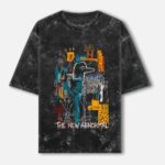 The Strokes Washed Oversized T-shirt - Abonormal - Black