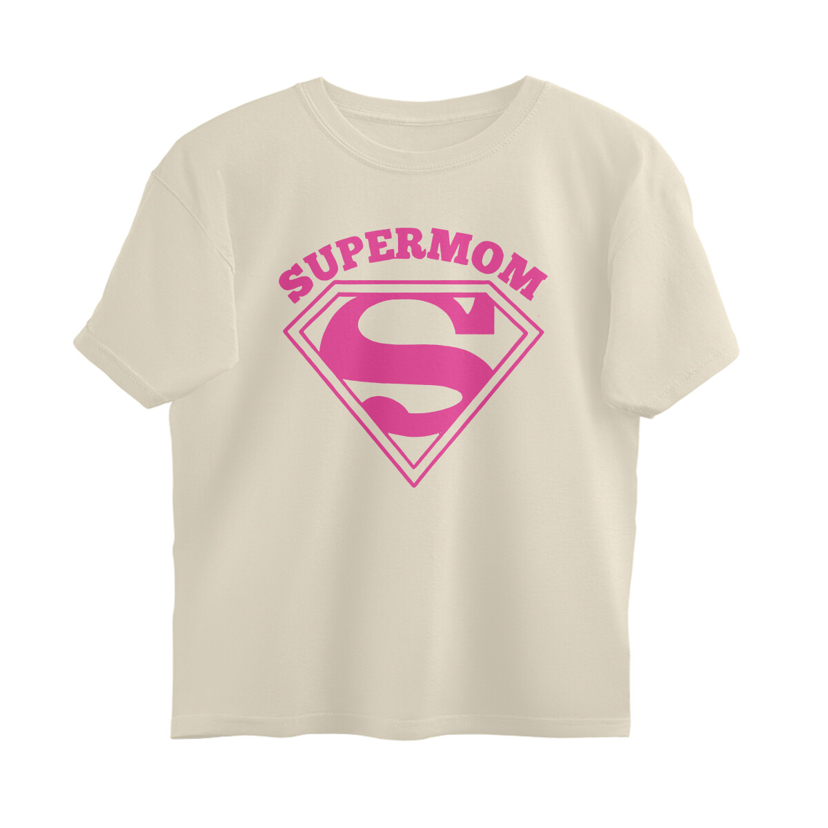 Mothers day Oversized T-shirt - Supermom - Off White front 6ac1dc75cc191 off white xs oversized t shirt.jpg