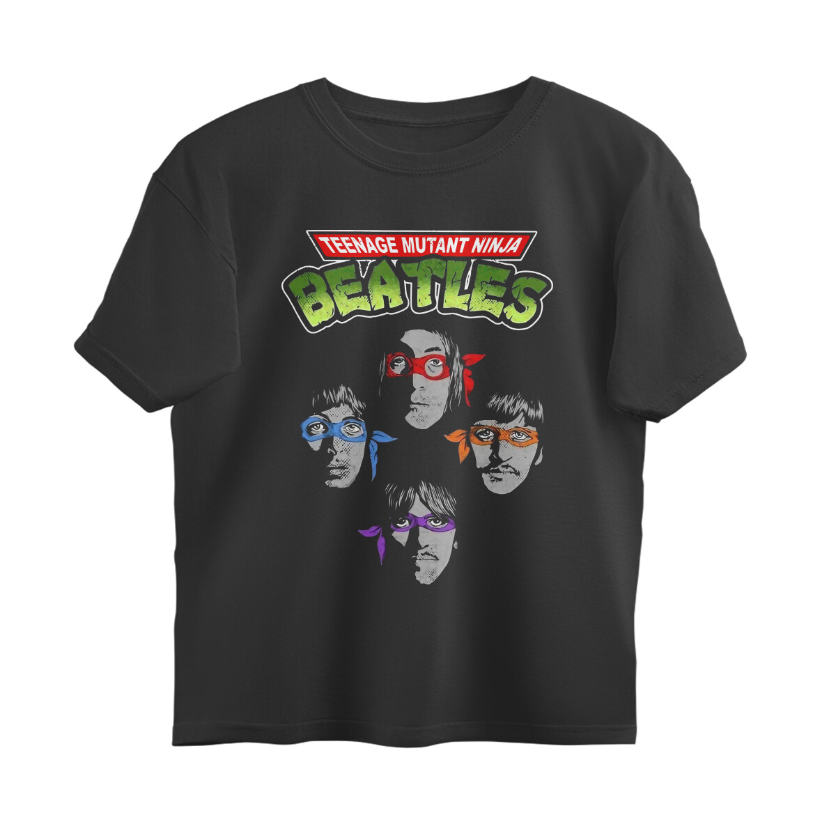 The Beatles Oversized T-shirt - Teenage Mutant Ninja Beatles - Black front 6ac8f7bbe05ce black s oversized t shirt.jpg