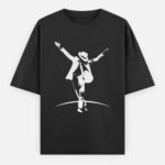 Michael Jackson Oversized T-shirt - Minimal - Black