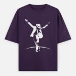 Michael Jackson Oversized T-shirt - Minimal - Purple